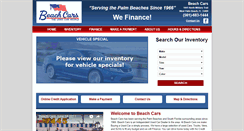 Desktop Screenshot of beachcarswpb.com